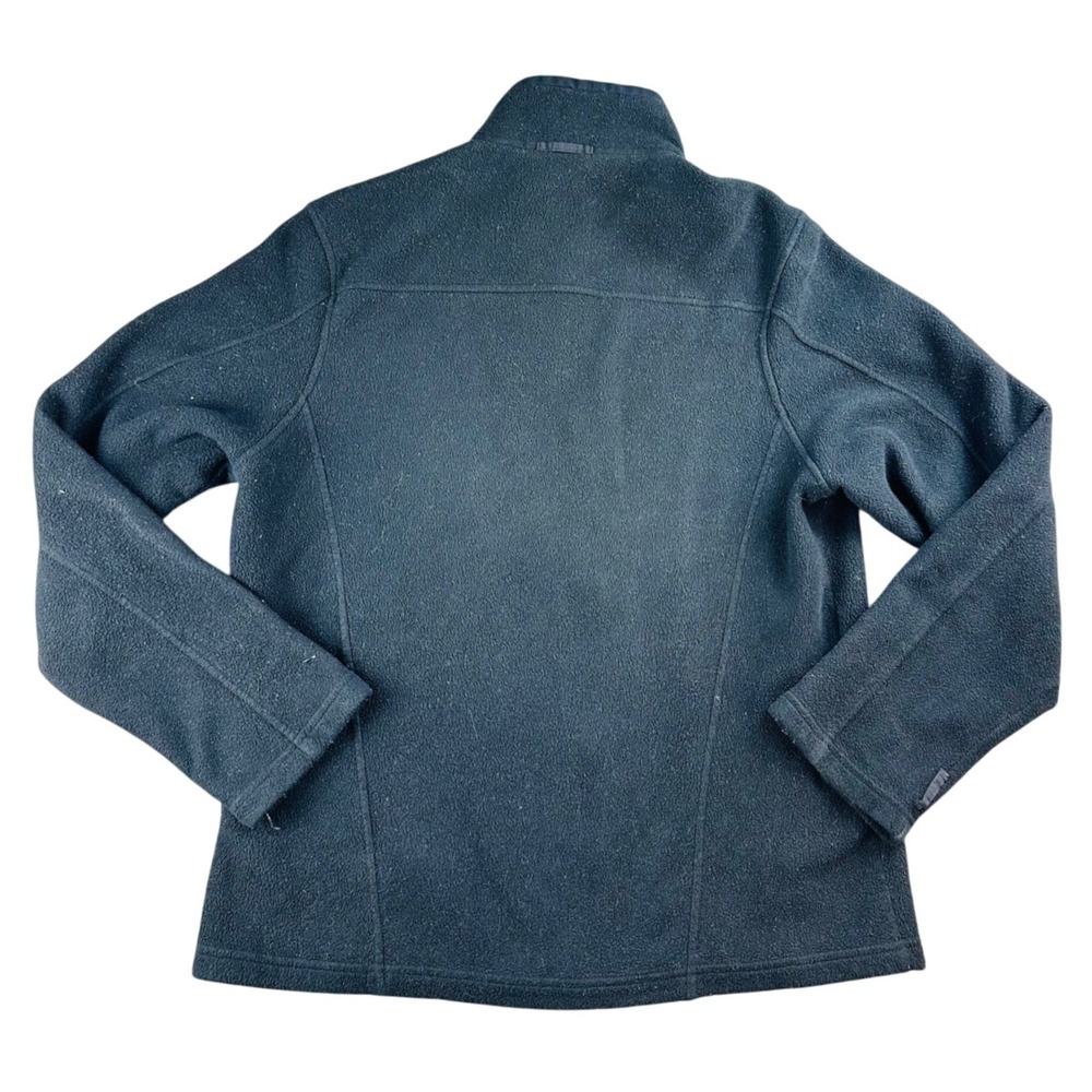 Eddie Bauer Fleece Jacket‎ Black M Polartec Classic Full Zip Pockets Style 0256